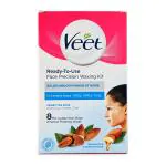 Veet Face Precision Upper Lip, Cheeks and Chin Waxing Strips 8's