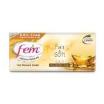 Fem Fairness Naturals Fair & Soft Hair Removal Cream for All Skin Type - Gold 40 gm