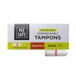 Pee Safe Organic Cotton Tampons (Super plus) 16's
