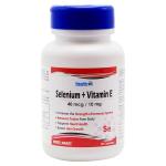 Healthvit Selenium 40 mcg + Vitamin E 10 mg Capsule 60's