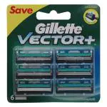 Gillette Vector+ Cartridges 6's