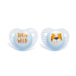 Mothercare Orthodontic Soothers for 0 Months+ - Blue (Pack of 2)