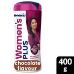 Women's Plus Horlicks No Added Sugar Powder - Chocolate Flavour 400 gm (Pet Jar)