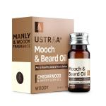 Ustraa Mooch & Beard Oil - Cedarwood & Wheat Germ Oil Woody 35ml