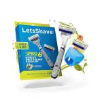 LetsShave Pro 6+ Shaving Razor - Men