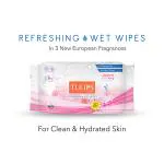 Tulips Refreshing Wet Wipes - Japanese Cherry 20's