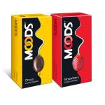 Moods Dotted Condoms Combo - Choco + Strawberry (Pack of 12's Each)