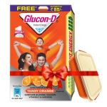 Glucon D Instant Energy Health Drink - Tangy Orange (Refill Pack) (Free Tiffin Box worth Rs. 85) 450 gm