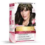 L'Oreal Paris Excellence Creme Triple Care Color, 3 Dark Brown100gm+72ml 1's