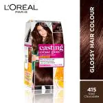L'Oreal Paris Casting Creme Gloss Hair Color, 415 Iced Chocolate 159.5 Gm