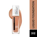 Maybelline New York Super Stay 24H Full coverage Liquid Foundation,Golden 312 30 gm