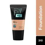Maybelline New York Fit Me Matte+Poreless Liquid Foundation Tube, 310 Sun Beige 18 gm