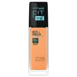 Maybelline New York Fit Me Matte+Poreless 16H Oil Control SPF 22 Foundation, 228 30 ml