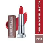 Maybelline New York Color Sensational Creamy Matte Lipstick, 641 Pink my Red 3.9 gm