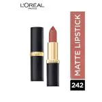 L'Oreal Paris Color Riche Moist Matte Lipstick, 242 Rose Nuance 3.7 Gm