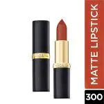 L'Oreal Paris Color Riche Moist Matte Lipstick, 300 Flaming Cloud 3.7 Gm