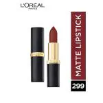 L'Oreal Paris Color Riche Moist Matte Lipstick, 299 Chateau Interdit 3.7 Gm