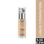 Loreal Paris True Match Super Blendable Foundation Hydrating Hyaluronic Acid Warm Undertone 6.5D 6.5W 30ml