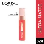 L'Oreal Paris Infallible Ultra Matte Liquid Lipstick, Les Macarons, 824 Guava Gush 5 Gm