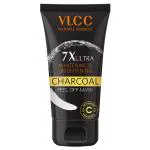 Vlcc 7X Ultra Whitening & Brightening Charcoal Peel Off Mask 100 Gm