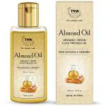 The Natural Wash Cold Pressed Virgin Almond Oil For Face Skin Body Hair And Scalp 100 Ml