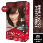 Revlon Colorsilk Beautiful Hair Color with Keratin - Dark Mahogany Brown 3RB 1's