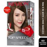 Revlon Top Speed Hair Color-Natural Brown 60 (40gm+40gm+15ml) 1's