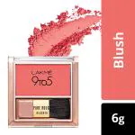 Lakme 9 To 5 Pure Rouge Blusher Coral Punch 6 Gm