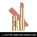 Lakme Absolute Matte Ultimate Lip Color With Argan Oil Petal Pink 3.4 Gm