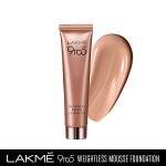 Lakme 9To5 Weightless Mousse Foundation Bronzed Glow 25 Gm