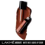 Lakme Absolute Matte Melt Liquid Lip Color Crushed Caramel 6 Ml