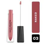 Bella Voste Ulti-Matte Liquid Lipstick Naked (03) 3.7 Ml