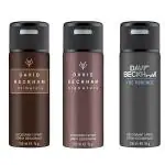 David Beckham Signature + Intimately + Essence Deo Combo Set - Pack of 3 450 ml