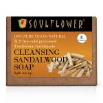 Soulflower Cleansing Sandalwood Soap 150 gm