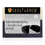 Soulflower Deodorizing Charcoal Soap Vitamin E 150gm