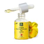 Organic Harvest Cold Pressed Evening Primrose Oil, Removes Acne, Reducing Skin Inflammation, Controls High Cholestrol, Best Skin Moisturizer, 100% Organic, Sulphate & Paraben free 30 ml