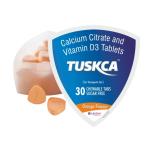 LifeZen Tuskca Calcium with Vitamin D3 Chewable Tablet - Orange Flavour 30's