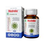 Patanjali Nutrela Vit D-K2 Chewable Tablet - Vanilla Flavour 60's