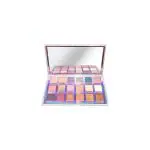 Miss Rose 18 Color Matte & Glitter Highly Pigmented Eyeshadow Palette 7001 - 001B 21 gm