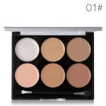 Miss Rose 6 Color Ultra Makeup Base Palette 7601 - 036N 01 21 gm