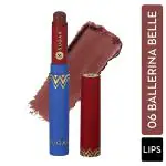 SUGAR Cosmetics X Wonder Woman Creamy Matte Lipstick - 06 Ballerina Belle 2 gm