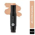 SUGAR Cosmetics Ace Of Face Foundation Stick - 45 Con Panna (Medium Beige Golden Undertone) 12 gm