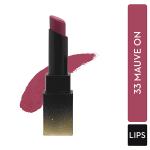 SUGAR Cosmetics Nothing Else Matter Longwear Lipstick - 33 Mauve On (Deep Mauve Pink) 3.2 gm