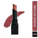 SUGAR Cosmetics Nothing Else Matter Longwear Lipstick - 10 Rosy Picture (Nude Rose) 3.2 gm