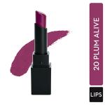 SUGAR Cosmetics Nothing Else Matter Longwear Lipstick - 20 Plum Alive (Deep Berry with cool undertone) 3.5 gm