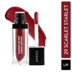 SUGAR Cosmetics Smudge Me Not Liquid Lipstick - 29 Scarlet Starlet (Orange Red) 4.5 ml