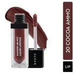 SUGAR Cosmetics Smudge Me Not Liquid Lipstick - 20 Cocoa Ammo (Mocha Brown) 4.5 ml