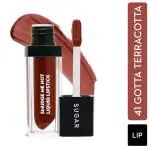 SUGAR Cosmetics Smudge Me Not Liquid Lipstick - 41 Gotta Terracotta (Burnt Orange) 4.5 ml