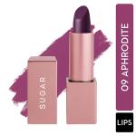 SUGAR Cosmetics Mettle Matte Lipstick - 09 Aphrodite (Berry Pink) 3.6 gm