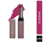 SUGAR Cosmetics Mettle Satin Lipstick - 01 Sophie (Bright Fuchsia Pink/Fuchsia) 2.2 gm